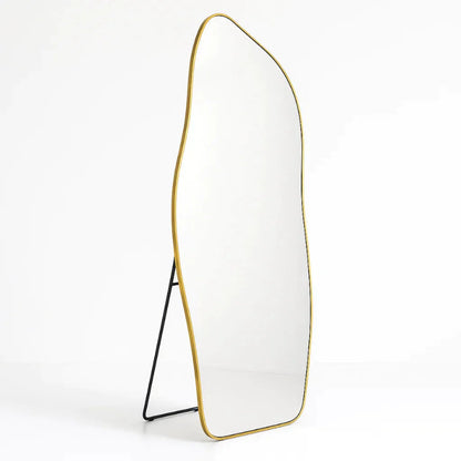 Espejo de cuerpo entero elegante de 150 x 60 cm con algodón ecológico y marco de aluminio elegante – ¡Oferta por tiempo limitado!